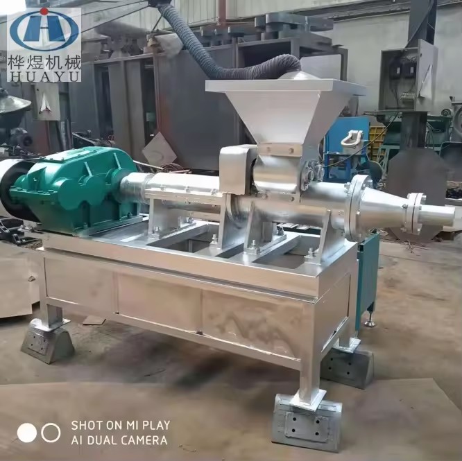 Coal Screw Extruder MBJ-140 Coal Rod Briquette Machine Extrusion Rod Briquette Machine Support Customization