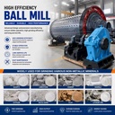 Low Power Consumption Stable Operation Large Capacity Ball Mill Limestone Silica Sand Clay Ball Mills for Tile Production
