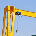 Top Sell Cost Effective Cabin Control 8 Ton MH Single Beam Portal Crane for Steel Mill Transport