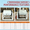 Hot Selling Intermittent Batch Ball Mill Energy Saving Wet Dry Grinding Machine