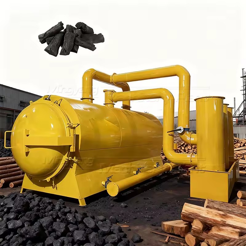 Charcoal Carbonization Stove Electric Biomass Briquettes Carbonization Furnace Wood Sawdust Vegetable Carbon Core Motor Bearing