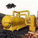 Charcoal Carbonization Stove Electric Biomass Briquettes Carbonization Furnace Wood Sawdust Vegetable Carbon Core Motor Bearing
