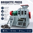 Industrial Charcoal Briquette Machine Engine for Coal Powder Biomass Dust Pressing High Density Briquette Production Line 7.5KW