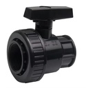 PVC VALVE SINGLE UNION VALVE IRRIGATION VALVE BLACK
