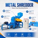 Brass Iron Aluminium Steel Metal Shavings Shredder Crusher Grinder Machine for the Briquette Press Machine