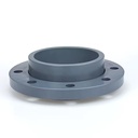 High Quality UPVC PVC Pipe Fittings Factory Wholesale Head Socket/Thread TS FLANGE