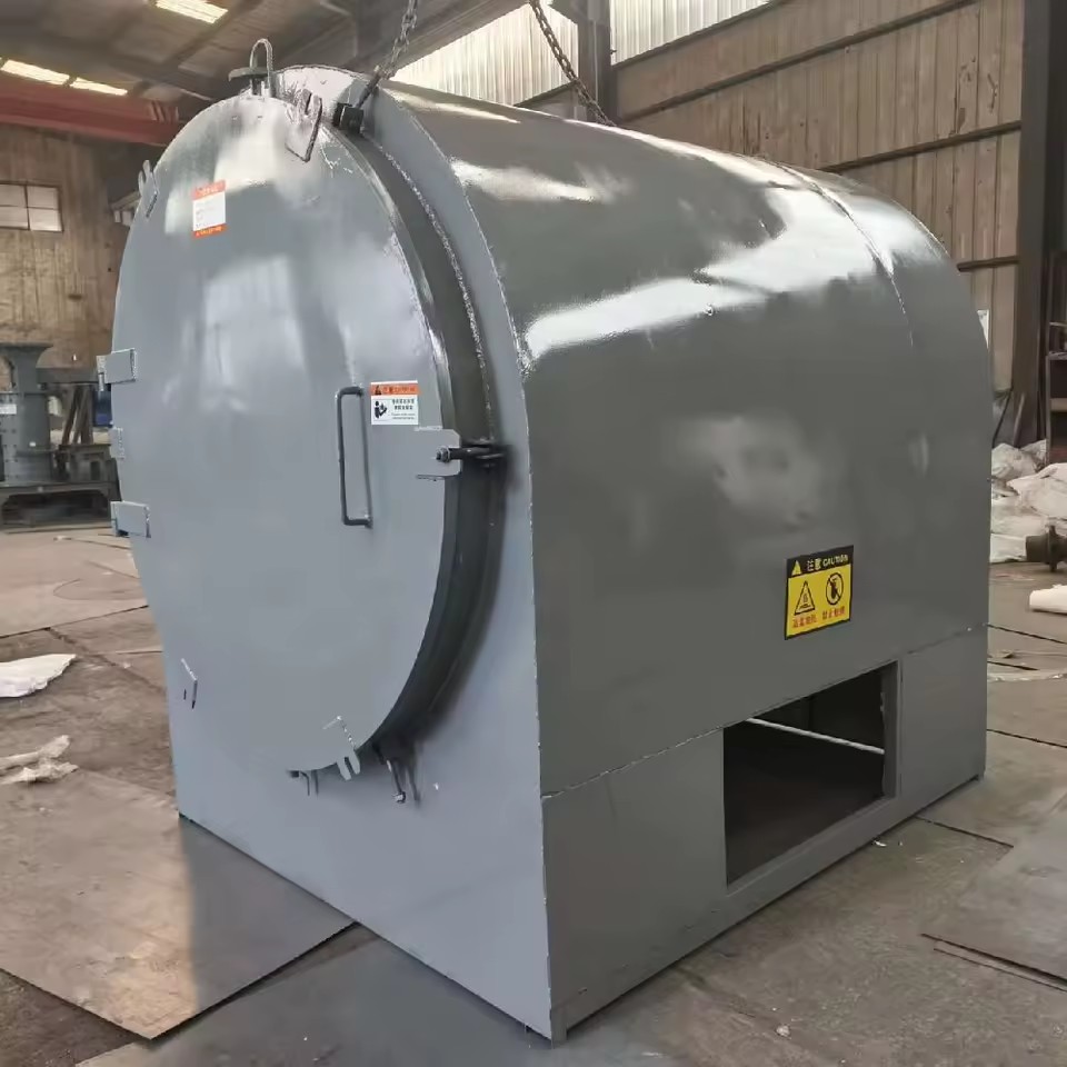Horizontal Biochar and Bamboo Charcoal Production Machine; Wood Biomass Briquette and Airflow Charcoal Carbonization Furnace