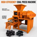 Small Pillow Ball Charcoal Powder Compression Machine Biomass Coal Dust Briquette Press Making Machine