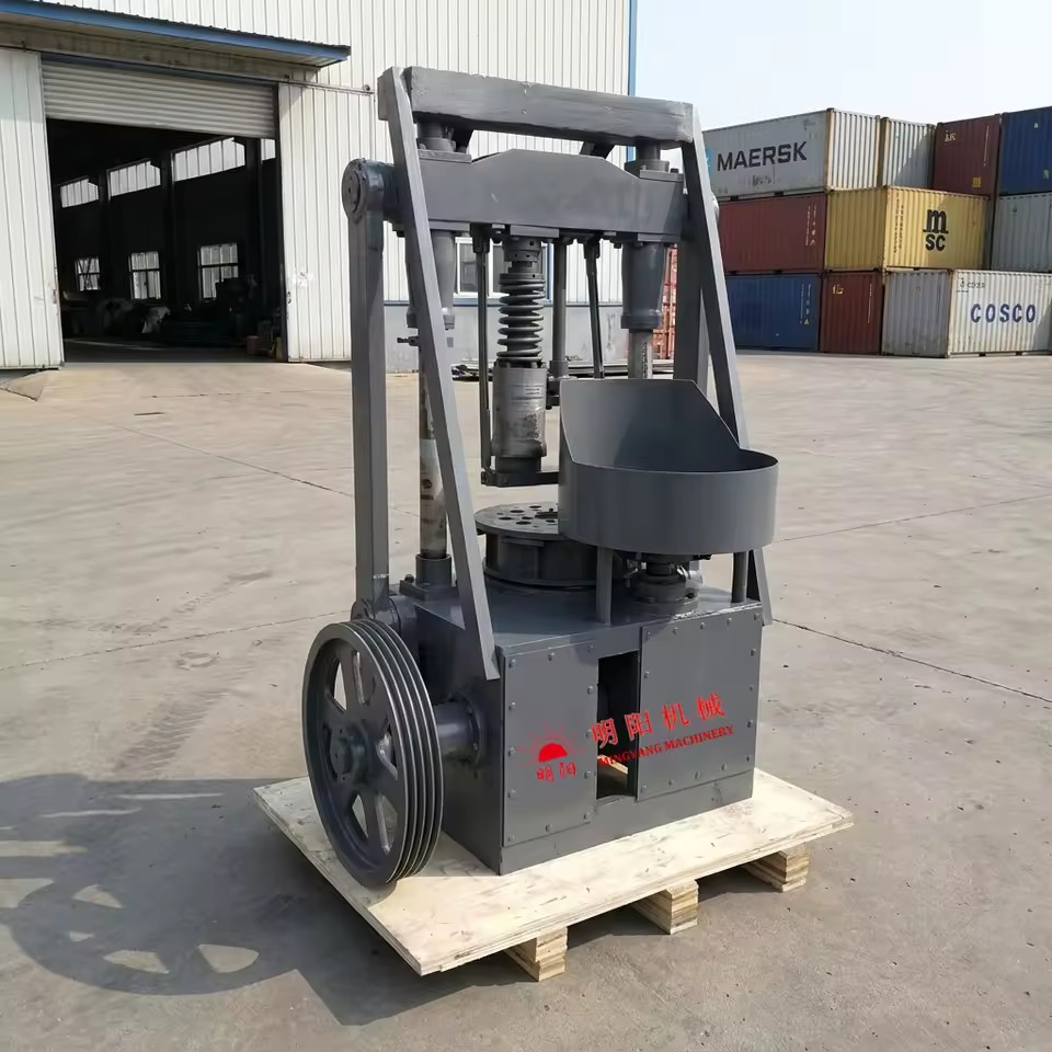 1t/h Fully Automatic Stamping Carbon Rod Machine BBQ Honeycomb Coal Powder Briquettes Punching Machine
