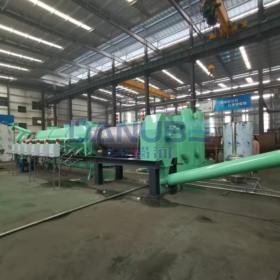 New Technology Moso Bamboo Continuous Carbonization Kiln Machine Rotary Charcoal Making Furnace