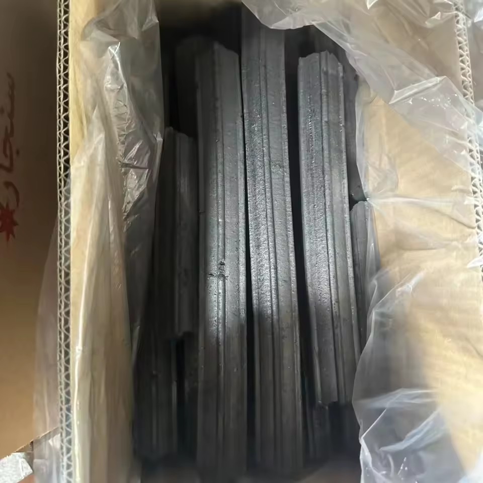 Best Seller CKT SC01 Machine-Made Charcoal Carbonized Bamboo Briquettes Barbecue 4.89% Ash 7850J Calory