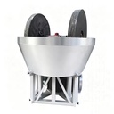 Small Wet Pan Mill 1200 Compact 2-3t/h Capacity Gold Wet Grinder for Medium Scale Local Gold Mines