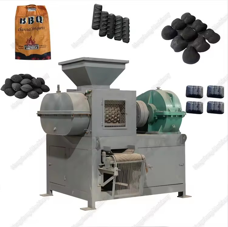 Easy to Operate 0.5-20t/Hour BBQ Coal Gypsum Charcoal Briquette Making Machine Price