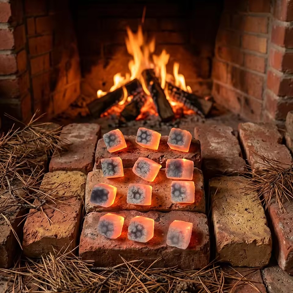 Premium-grade coconut shell charcoal briquettes designed for superior Shisha use.