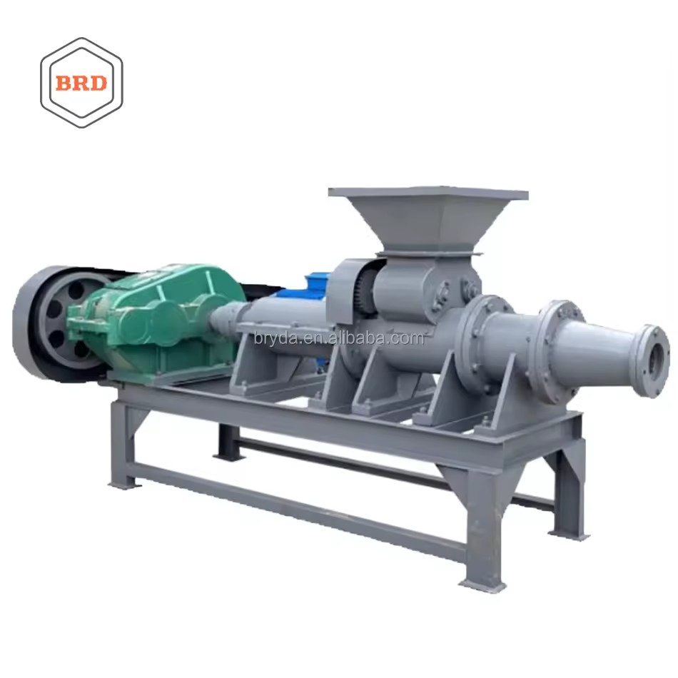 BRD Charcoal Block Extruder with Wood Crusher for Charcoal Powder Production 380V 1-2t/h Capacity 11kW Power Metal Compatible