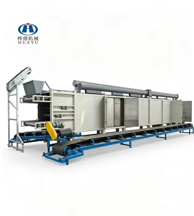 Multi Layer Chain Plate Dryer Mesh Belt Drying Machine for Wet Fluorite Balls