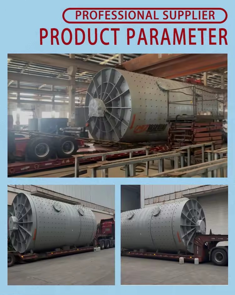 Single Continuous Ball Mill Large Horizontal Grinding Mill for Mineral Processing Customizable Capacity