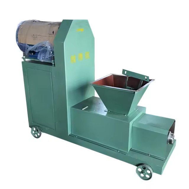 Briquettes Making Machine Biomass Rice Husk Wood Sawdust Press 300kg/h Capacity Easy Operate 1 Year Warranty Custom Voltage