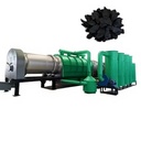 Continuous Wood Palm Coconut Shell Carbonization Furnace Motor High Capacity Stainless Steel Charcoal Making Machine Production