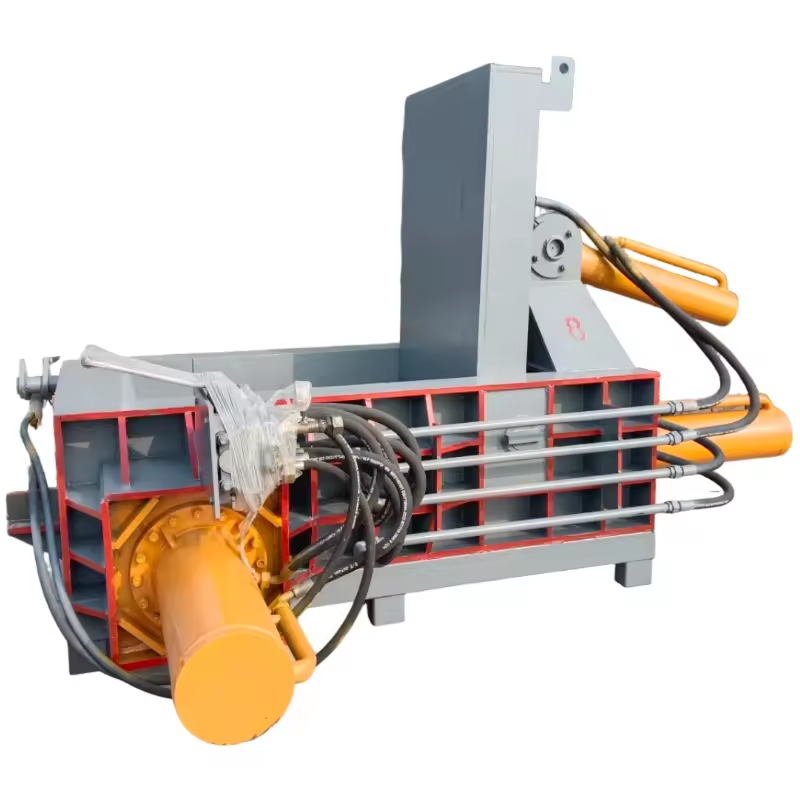 Automatic Hydraulic Briquetting Machine for Light Scrap Steel Aluminum Stainless Steel Alloy with High Density and Recycling