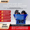 Factory Direct Low Noise Stable Milling Separation Mineral Wet Pan Mill for Gold Silver Lead Zinc Ore