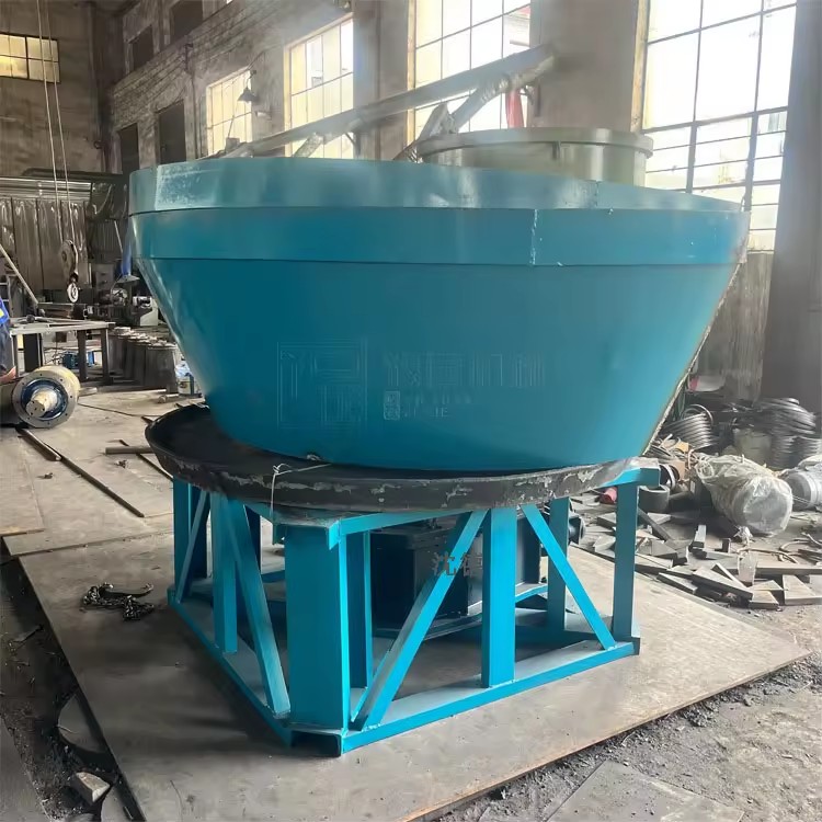 Gold Ore Wet Pan Mill Mineral Processing Wet Mill Dry Powder Mixed Quartz Sand Gold Beneficiation Machine 0.5t/h
