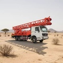 Heavy Duty Efficient Rotary Diesel-Powered Oilfield Water Borehole Truck-Mounted Drilling Rig with Max 1000m Depth at Low Prices