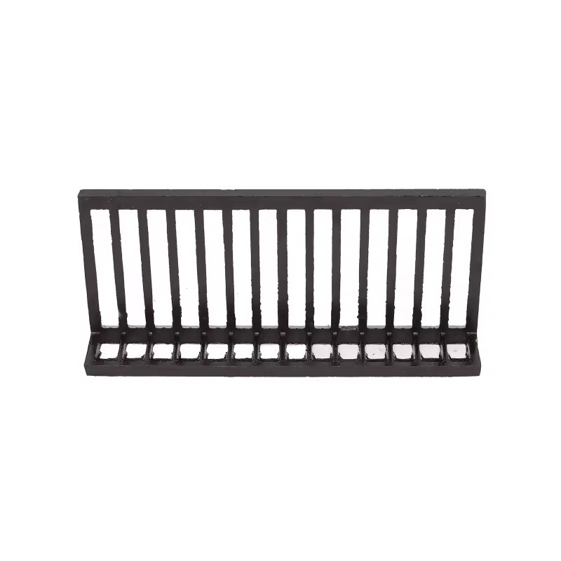 C250 High Quality Ductile Iron Black Rectangular Rain Grate Floor Grates Road Use EN124 Standard Customizable Various