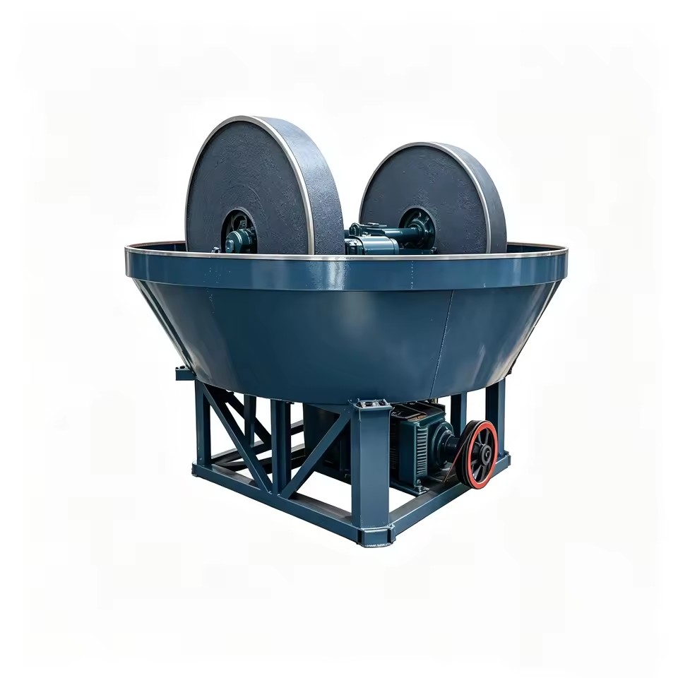 Ready Stock Wet Pan Mill 1100 1200 1300 1400 Gold Mining Equipment Immediate Delivery Available