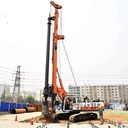 Oilfield Drilling Rig ZR185 Hydraulic Rotary Drill Rig Diesel Engine Power 181kw with Large Torque Rotary Drive