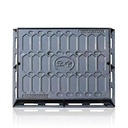 Factory Price Square Ductile Iron Manhole Cover C250 EN124 Standard Custom Size Black Bitume/Epoxy Surface Engineer