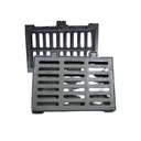 High-End Ductile Iron Square Manhole Cover Black EN124 Engineer Grade Elegant Sewer and Drainage Ditch Cover for Roadway