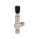 Micro Regulating Low Flow Rate Metering Control Valve Manual Power Needle Stainless Steel Angle Trimming Valve for Gas