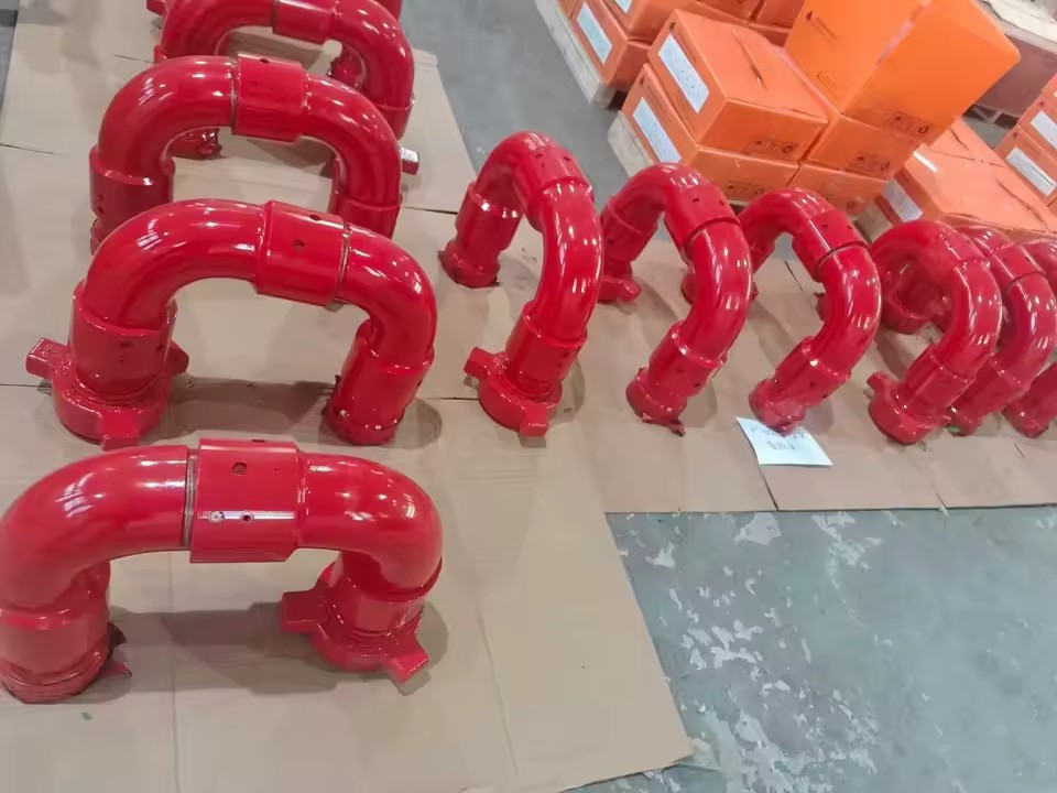 10000 PSI Rotary Union Flanged End Sour Service Grade Style 10 Integral Body Oilfield Drilling Rig Fluid Control