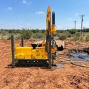 Water Well Drilling Rig Diesel Powered Max 200m Depth with Gearbox Pump Engine Bearing Core Components Easy Operation for Sale