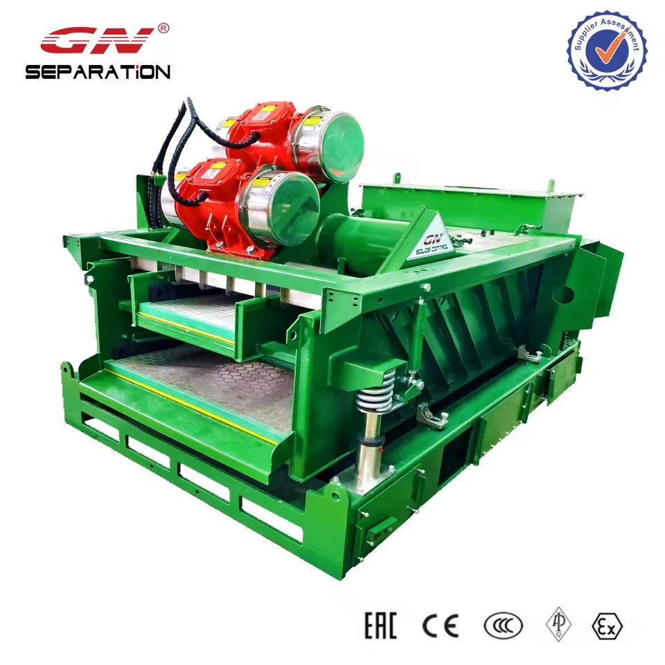 Factory Price Drilling Mud Shale Shaker High Frequency Wear Screen Oil Gas Rig Mud Solids Separation Unit