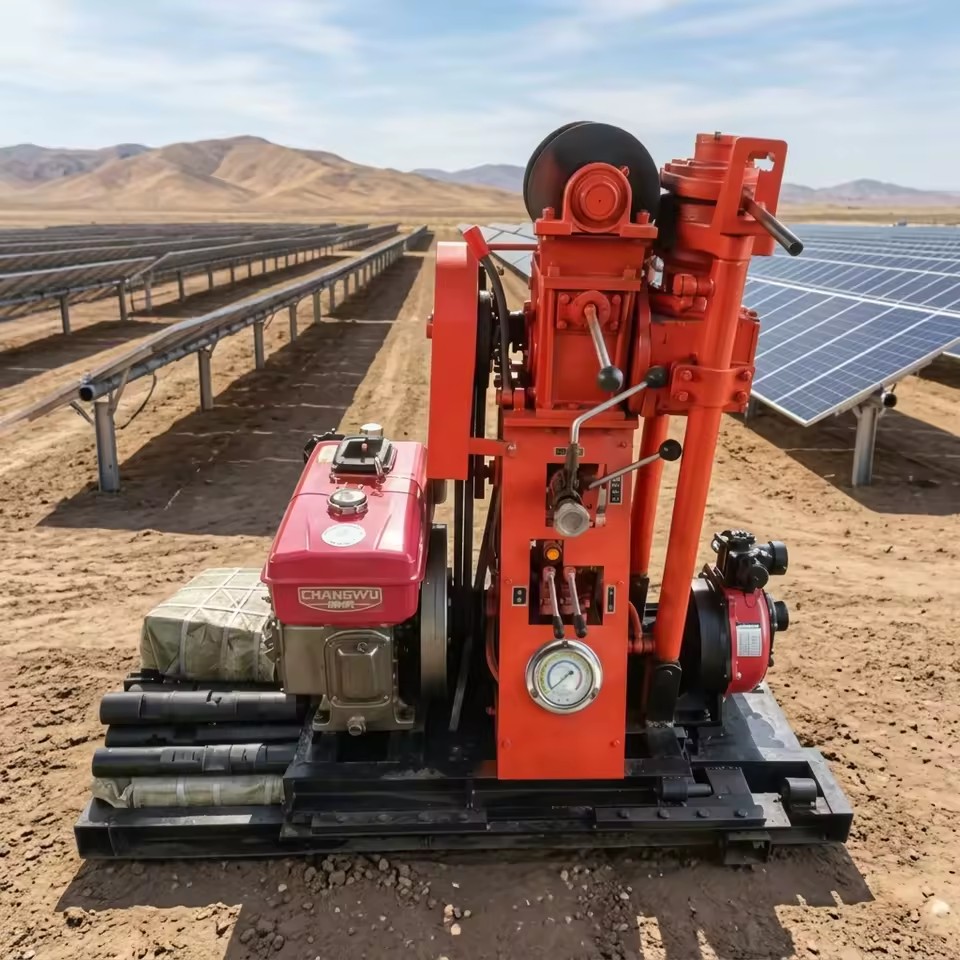 50 Meter Small Exploration Lightweight Drilling Rig with Engine Gearbox Motor Pump-Manufacturer