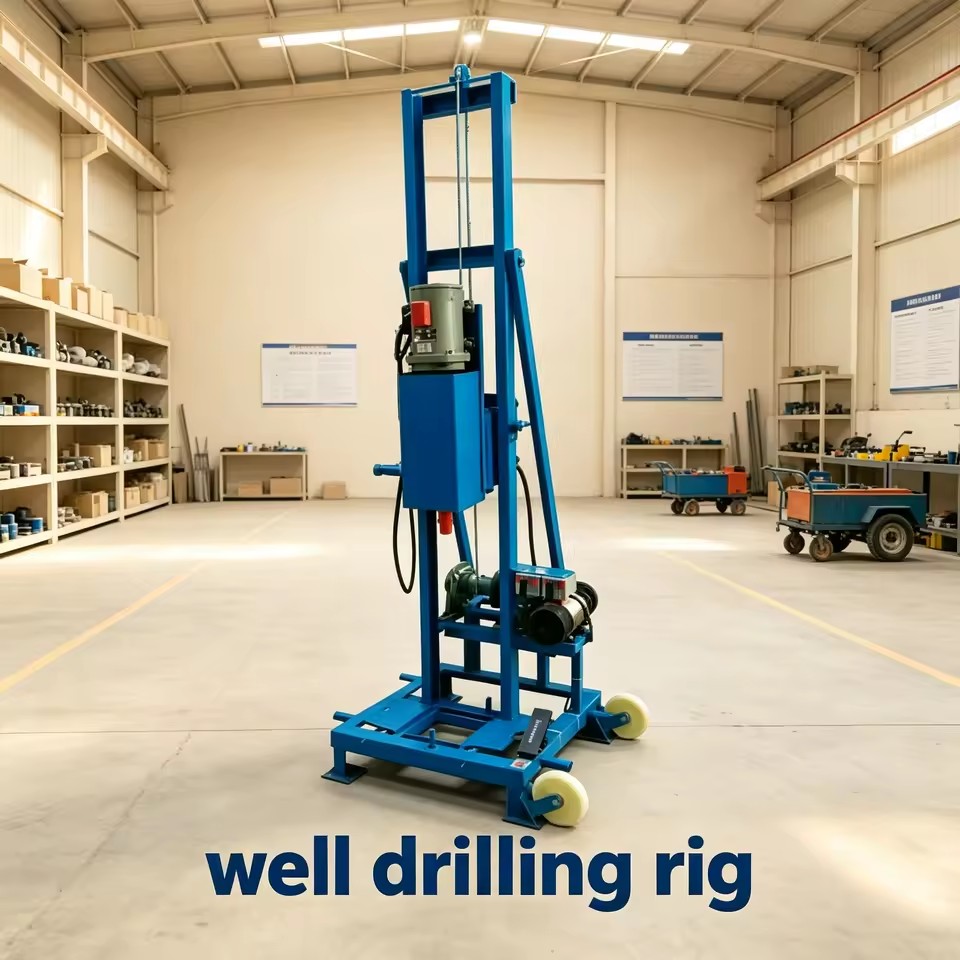 Durable and Efficient Water Well Drilling Rig with Integrated Compressor for Enhanced Air Circulation and Borehole Stability