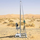 Small Portable Field Exploration Drilling 2.5KW Electric Rotary Max 100m Deep Water Well Drilling Rig