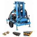 Water Well Drilling Rig with Engine Water Well Drilling Machine Borehole Rig Deep Well Drilling Equipment
