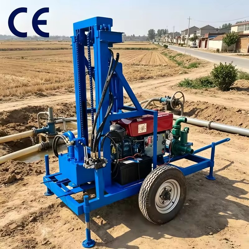 100m-150m Deep Drilling Rig Water Well Drill Machine Hydraulic Drilling Machine