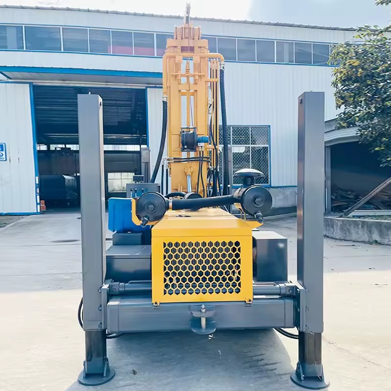 High Efficiency Surface Drill Rig for Mining Prospecting and Water Wells