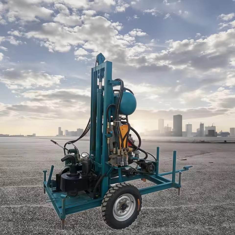 Factory Direct Sale diesel High Hydraulic Rotary Water Well Drilling Rig Mine Drilling Rig for Sale
