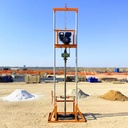 100m Deep 7.5HP Gasoline Water Well Drilling Rigs Portable Construction Project Borehole Irrigation Drilling Rig