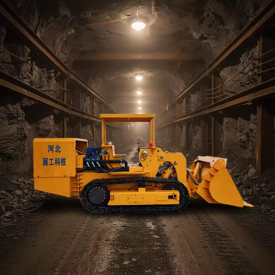 Coal Mine Underground Rock Loader Electric/Hydraulic Side Dump Loading Machine Mining High Capacity High Quality Customized Pump