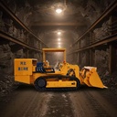 Coal Mine Underground Rock Loader Electric/Hydraulic Side Dump Loading Machine Mining High Capacity High Quality Customized Pump