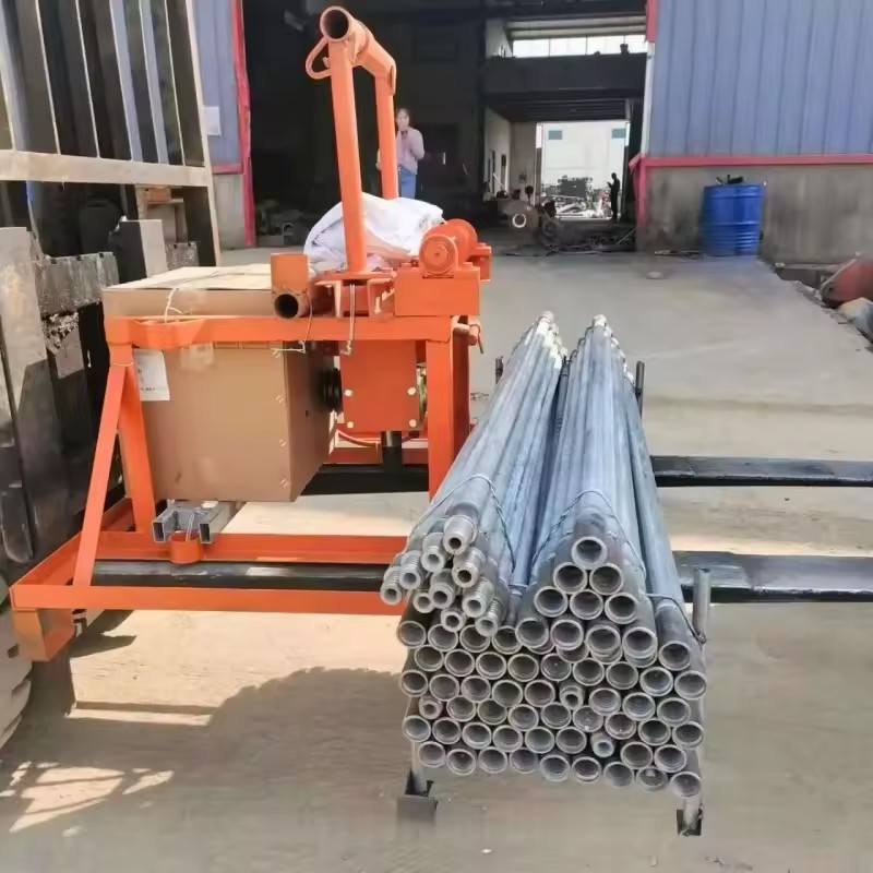 100m Deep 7.5HP Gasoline Water Well Drilling Rigs Portable Construction Project Borehole Irrigation Drilling Rig