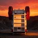 Rock Hydraulic Jaw Crusher Mining Large Primary V-Shape Chamber European Style PLC Controlled Engine Powered 50-1000t/h Quarry