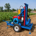 Borehole Drilling Rig Complete Set with 25HP Diesel Engine for Rural Water Supply and Farm Use