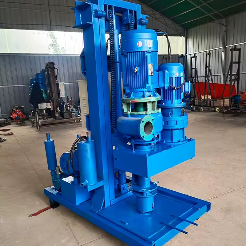 Field Oriented Water Well Drilling Rig Runs on diesel Power Without Local Grid Power Supply